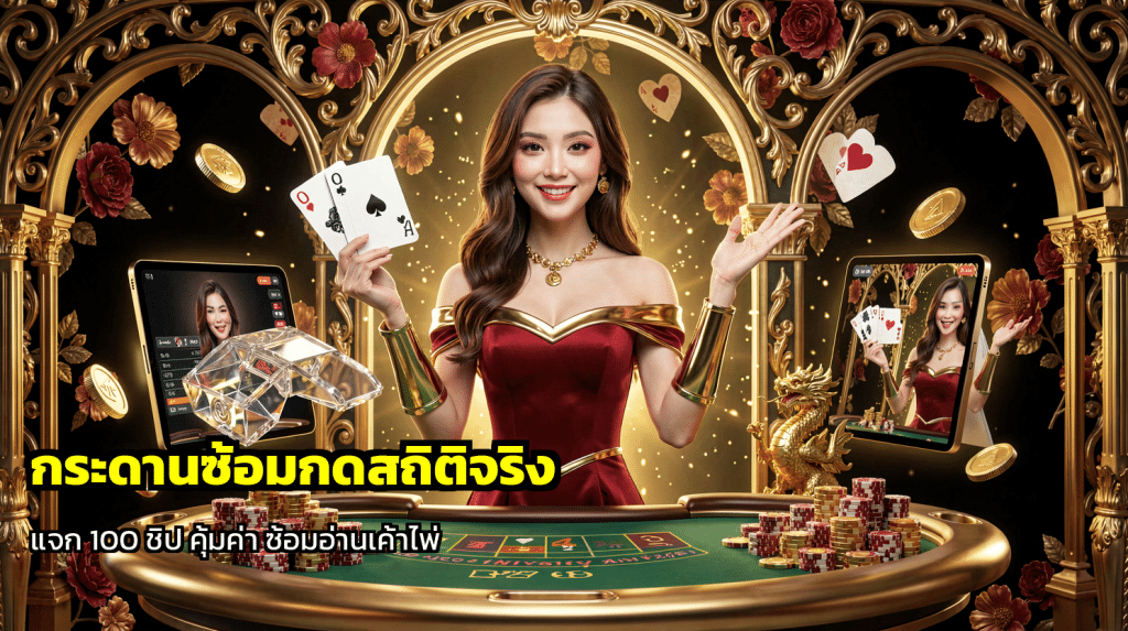 กระดานซ้อมกดสถิติจริง