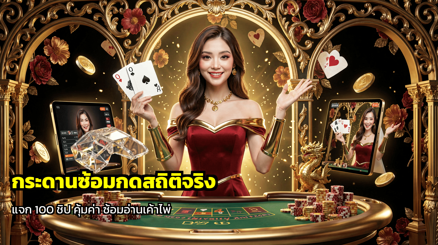 กระดานซ้อมกดสถิติจริง